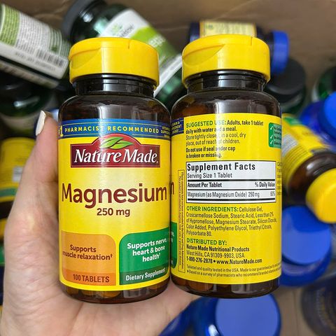 Nature Made Magnesium 250mg 100 viên