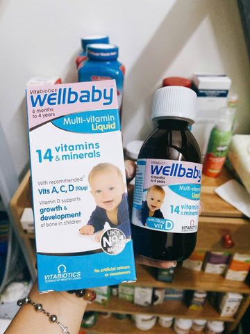 Siro bổ sung Vitamin Wellbaby 14 Vitamin Minerals - 150ml 302808
