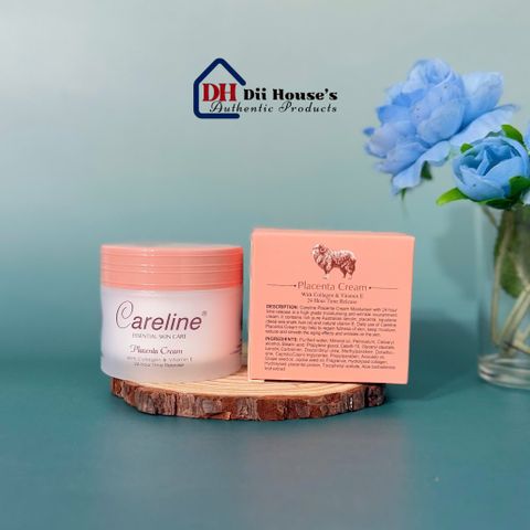 Kem Dưỡng Da Nhau Thai Cừu Careline 100ml - Cấp Ẩm, Giảm Nếp Nhăn, Phục Hồi Da Khô - Dùng Cho Mọi Loại Da