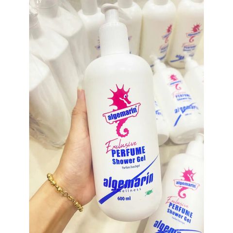 Sữa Tắm ALGEMARIN Cá Ngựa Đức 600ml - Gel Tắm Parfum Dưỡng Da Mềm Mịn, Thư Giãn Tối Đa tại Nana Shop