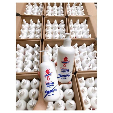 Sữa Tắm ALGEMARIN Cá Ngựa Đức 600ml - Gel Tắm Parfum Dưỡng Da Mềm Mịn, Thư Giãn Tối Đa tại Nana Shop