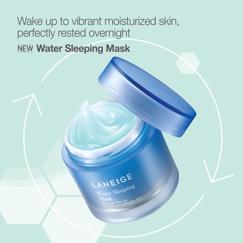 Mặt Nạ Ngủ Laneige Water Sleeping Mask EX 70ml - Dưỡng Da Căng Mịn, Cấp Ẩm Hiệu Quả, Chiết Xuất Oải Hương, Làm Dịu Da