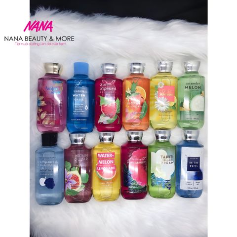 Sữa Tắm Nữ BBW Shower Gel Hương Nước Hoa 295ml - Dịu Nhẹ, Dưỡng Ẩm Làn Da, Thư Giãn Sau Ngày Dài, Sản Phẩm Bath & Body Works Chính Hãng