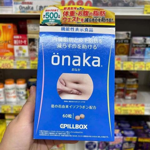 (Nhập khẩu) Viên uống giảm mỡ bụng Nhật Bản Onaka 60 viên chính hãng