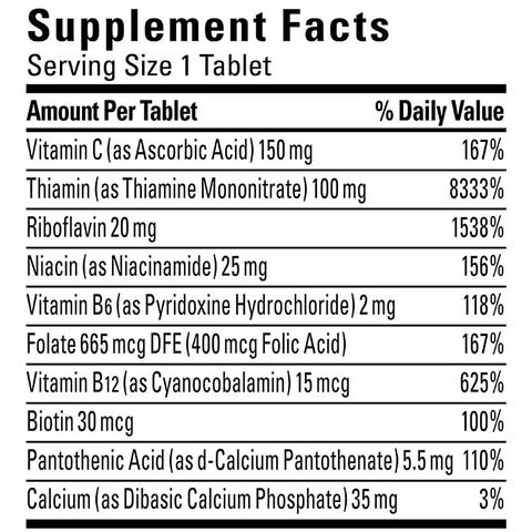Viên uống Vitamin B Complex và C Nature Made - Bổ sung vitamin B cần thiết cho sức khỏe, năng lượng và miễn dịch - Hũ 140 viên nhập khẩu Mỹ