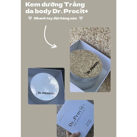 Kem Dưỡng Da Body Hàn Quốc DR. PROCIT+ Spicule - Nâng Tone, Dưỡng Ẩm, Chống Nắng SPF 50+, Trẻ Hoá Da, An Toàn, Lành Tính