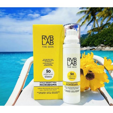 Kem Dưỡng Chống Nắng RVB LAB THE SKIN SPF50 - Bảo Vệ Da, Chống Lão Hóa, Giữ Ẩm, Dùng Làm Lớp Nền Trang Điểm
