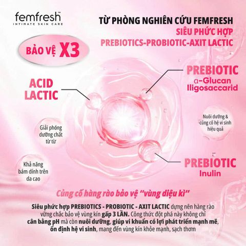 Bọt Vệ Sinh Phụ Nữ Femfresh Foam Wash 150ml - Sạch Dịu Nhẹ, Hỗ Trợ Cân Bằng Vi Sinh Vùng Kín, Bảo Vệ Gấp 3 Lần