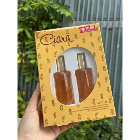 Set Nước Hoa Ciara 2 Chai 30ml - Hương Năng Động Quyến Rũ của Hãng Revlon, Lý Tưởng Cho Đêm Sang Trọng