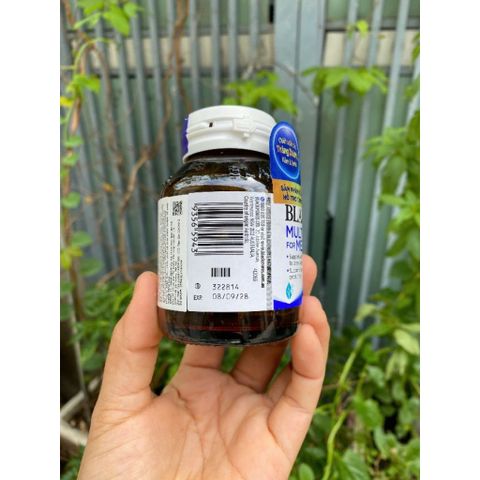 Vitamin Tổng Hợp Cho Nam - Blackmores Multivitamins 50 Viên Hỗ Trợ Năng Lượng, Miễn Dịch và Tinh Trùng Khỏe Mạnh