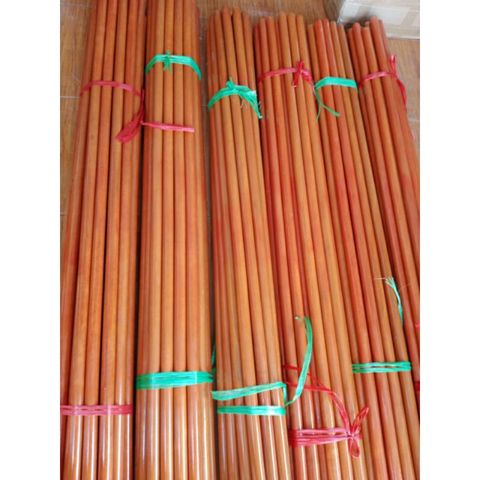Gậy Gỗ Tập Yoga Chất Lượng Cao - Dụng Cụ Aerobic Dưỡng Sinh Có Bọc Núm Cao Su 2 Đầu, Độ Bền Cao, Tiện Lợi Tập Tại Nhà