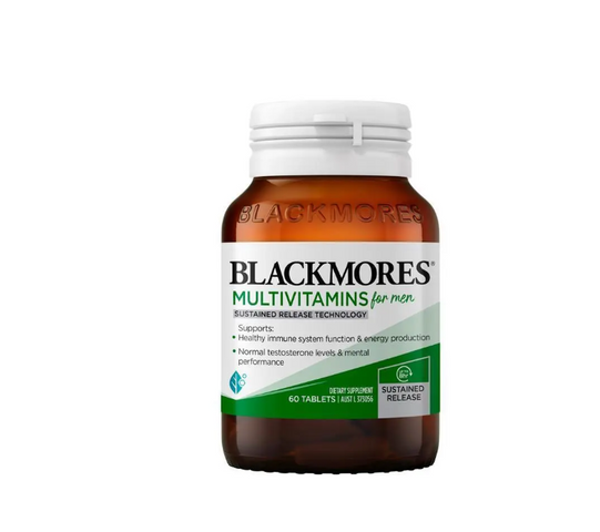 Viên Uống Vitamin Tổng Hợp Cho Nam Blackmores 60 Viên - Bổ Sung Dinh Dưỡng Ngày Với Công Thức Sustained Release Từ Úc