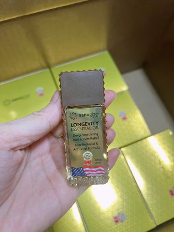 Dầu lăn vàng longevity essential oil 21ml (dầu cô Hằng giới thiệu)