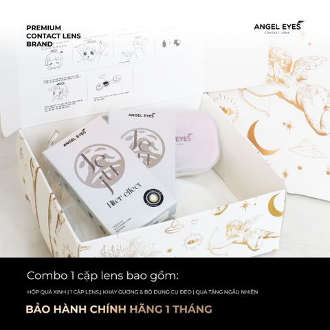 Kính áp tròng nâu Angel Eyes JEJU - Hiệu ứng filter mắt ướt, cận thị, trendy cho đôi mắt sâu hút, tự nhiên và cuốn hút