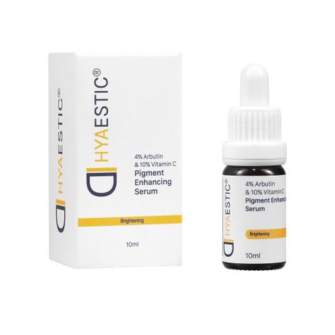 Tinh Chất Giảm Nám Hyaestic Pigment Enhancing Serum 10ml - 4% Arbutin & 10% Vitamin C, Chăm Sóc Da Mặt Chuyên Sâu