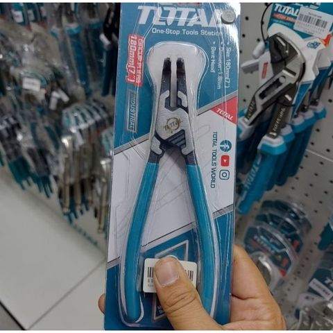 Kìm Mở Trong Phe Đầu Cong 7 Inch Total THTJ21804 - Dụng Cụ Tiện Ích Chất Lượng Cao Cho Thợ Sửa Chữa