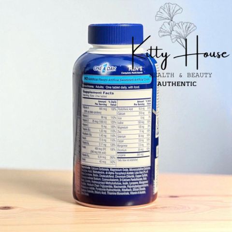 Viên uống bổ sung Vitamin tổng hợp One A Day Men cho nam dưới 50 tuổi - 300 viên hỗ trợ sức khỏe, miễn dịch và giảm lão hóa