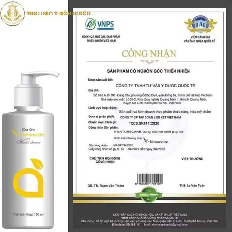 Sữa Tắm Nữ Vnaturecare Hương Hoa Hồng 190ml - Dưỡng Trắng Da Toàn Thân, Lưu Hương Thơm Lâu, An Toàn Cho Da Nhạy Cảm