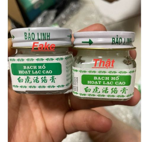 Cao Xoa Bóp Bạch Hổ Hoạt Lạc Cao 20g - Giảm Đau Nhức Cơ Bắp, Thư Giãn Từ Thiên Nhiên, Sản Phẩm Chất Lượng Cao Bảo Linh