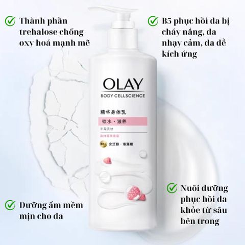 (Hàng CTY) Sữa Dưỡng Thể OLAY Body Cellscience Body Lotion Dưỡng Ẩm Chuyên Sâu 260g - Nana Shop