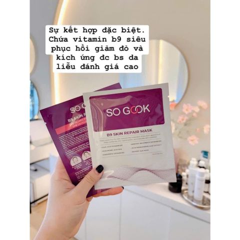Mặt Nạ B9 So Gook/ Sogook Skin Repair Phục Hồi, Giữ Ẩm, Mát Lạnh Làm Dịu Da 25ml