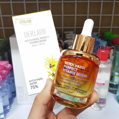 Serum Derladie Witch Hazel Perfect Vitamin Serum ngừa mụn giảm thâm làm đầy sẹo rỗ 35ml - BFN MALL