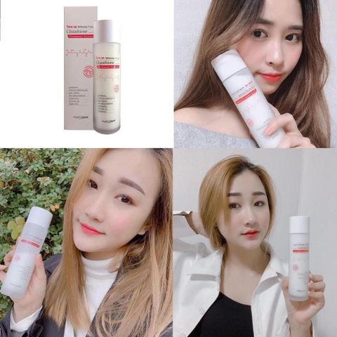 Nước thần dưỡng trắng, dưỡng ẩm 7day Angel Liquid Tone Up Whitening Program Glutathione Treatment Essence 150ml