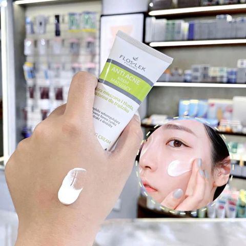 Kem Dưỡng Floslek Anti Acne Mattifying Cream 50ml Chính Hãng Kem Kiểm Soát Dầu Mụn và Điều Tiết Nhờn