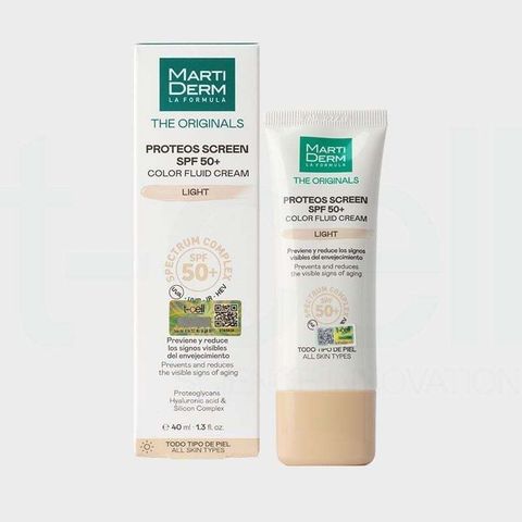 Kem chống nắng phổ rộng cho da dầu MartiDerm The Proteos Screen SPF50+ 40ml [ Hàng Chính Hãng ]