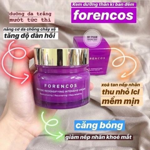 Kem dưỡng Da Forencos Tím Peptide Redensifying Intensive Cream 50ml