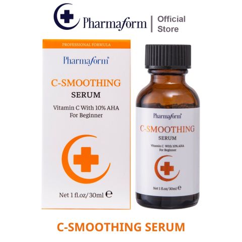 Tinh chất làm sáng và trẻ hóa da, chống lão hóa PHARMAFORM C-Smoothing Serum 30ml