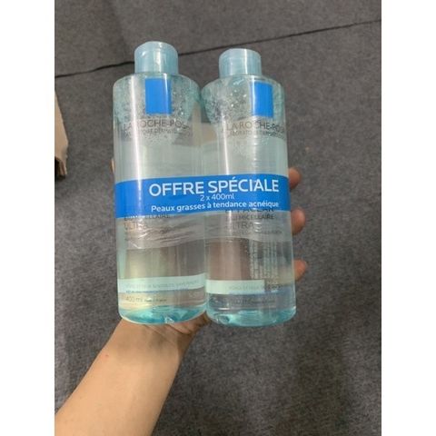 Nước Tẩy Trang La Roche Posay Dành Cho Da Dầu Mụn Effaclar Micellar Water For Oily Skin 400ml [ Hàng Chính Hãng ]