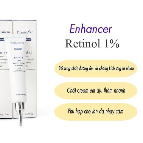 Tinh chất Retinol 1% Enhancer Pharmaform 15ml/20ml
