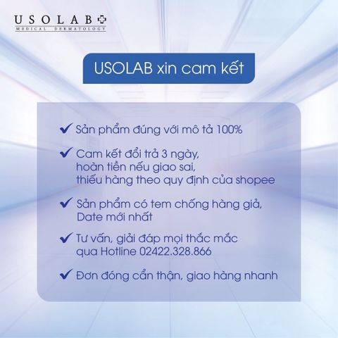 Serum B9 USOLAB AVOSKINLAB Giúp làm dịu da hỗ trợ quá trình phục hồi và cấp ẩm cho da 30ml