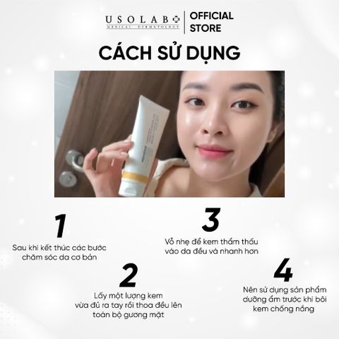 Kem chống nắng body USOLAB - Giúp nâng tone, dưỡng ẩm trắng mịn toàn thân BODY SUN BLOCK CREAM SPF50+ PA++++ 120ml