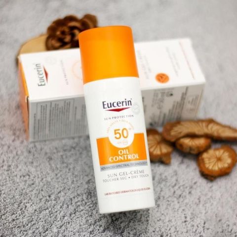 Kem Chống Nắng Eucerin SPF 50+ Cho Da Dầu Mụn Eucerin Sun Gel-Cream Dry Touch Oil Control Spf50+ 50ml [ Chính Hãng ]