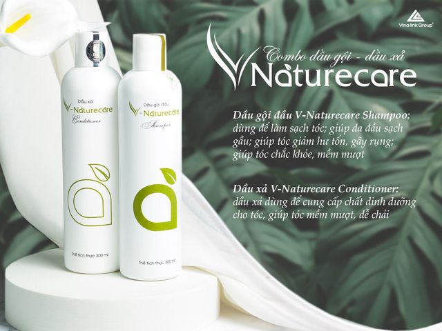 Dầu Xả Thảo Dược V-Naturecare Organic - Giúp Sạch Gàu, Mượt Tóc, Kích Thích Mọc Tóc, An Toàn Cho Gia Đình, Hương Thơm Tự Nhiên