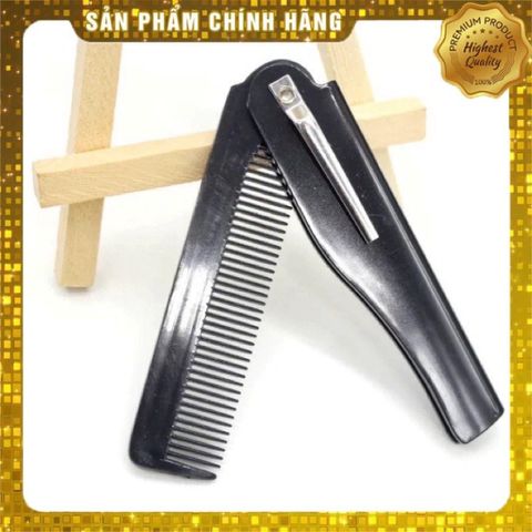 Lược gấp gọn Menitems - Lược tạo kiểu tóc bỏ túi tiện lợi cho phái mạnh, chải tóc dễ dàng, phù hợp cho sáp vuốt tóc