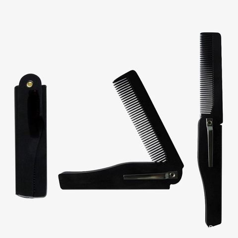 Lược gấp gọn Menitems - Lược tạo kiểu tóc bỏ túi tiện lợi cho phái mạnh, chải tóc dễ dàng, phù hợp cho sáp vuốt tóc