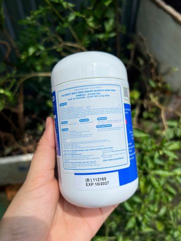 Viên Uống Hỗ Trợ Phát Triển Não Bộ & Tăng Cường Khả Năng Học Tập Nature’s Way Kids Smart Bursts DHA Omega-3 (60 Viên)