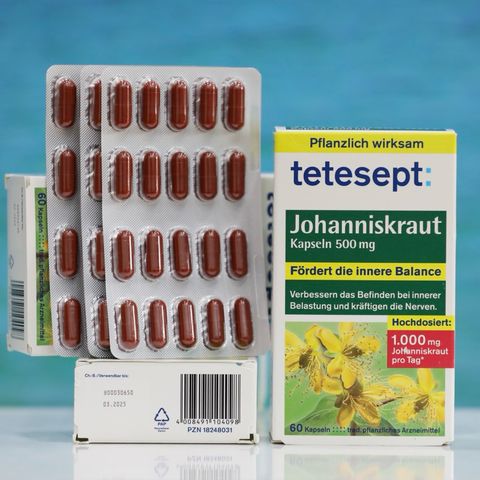Viên Uống Thảo Mộc Bổ Não Johanniskraut - Hỗ Trợ Tăng Cường Trí Nhớ 60 Viên Xuất Xứ Đức