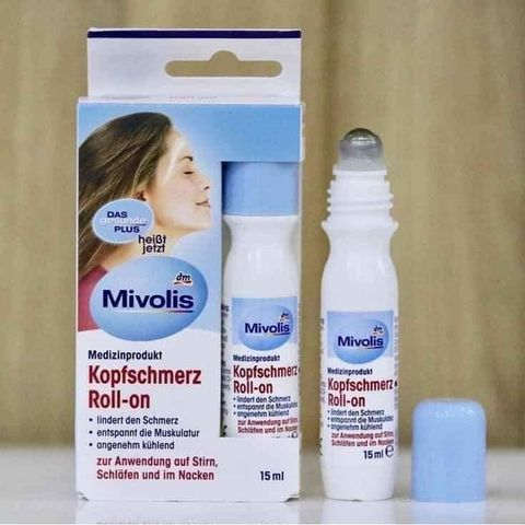 Kem lăn giảm đau đầu Kopfschmerz của Đức - 15ml - Giải pháp nhanh chóng cho cơn đau đầu hiệu quả, bổ não và tăng cường trí nhớ