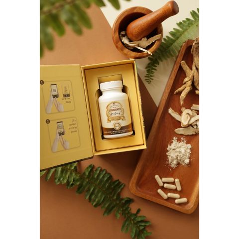 Nhân Sâm Mỹ Schumacher Wisconsin - Bột Rễ Nhân Sâm Nguyên Chất, Hỗ Trợ Sức Khỏe, Cải Thiện Trí Nhớ - Hộp 60 Viên