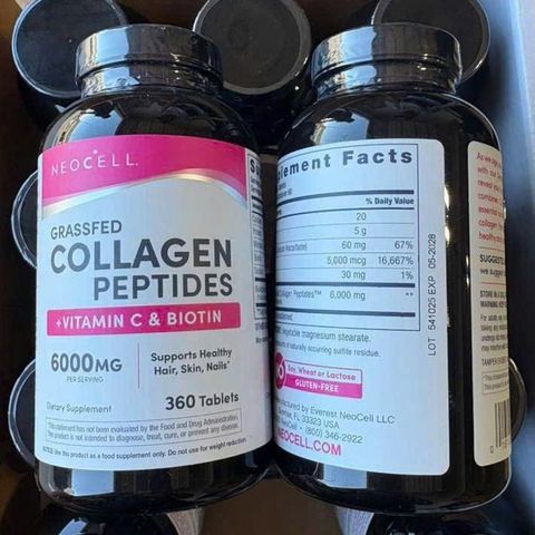 NeoCell Collagen Peptides 6000mg USA 360 viên