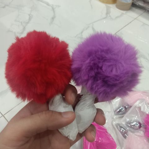 Bông Cosplay Đuôi Thỏ Nhiều Màu - Quà Tặng Valentine Dễ Thương - Phụ Kiện Cosplay Độc Đáo Cho Ngày Lễ Tình Nhân