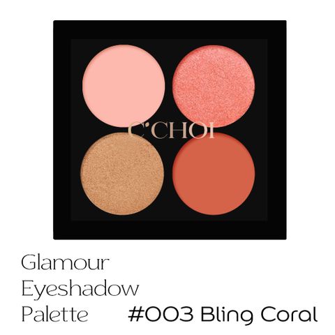 Bảng Phấn Mắt C’Choi Glamour Eyeshadow Palette - 4 Tone Dễ Tán, Tự Nhiên, An Toàn Cho Da Nhạy Cảm
