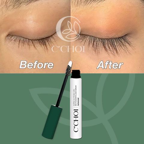 Serum Dưỡng Mi Tế Bào Gốc C’Choi - Bio Placenta Lash Serum giúp Mi Dày Khoẻ, Bóng Mượt với Peptide và Vitamin B5, E, Chăm Sóc Mi tự nhiên.