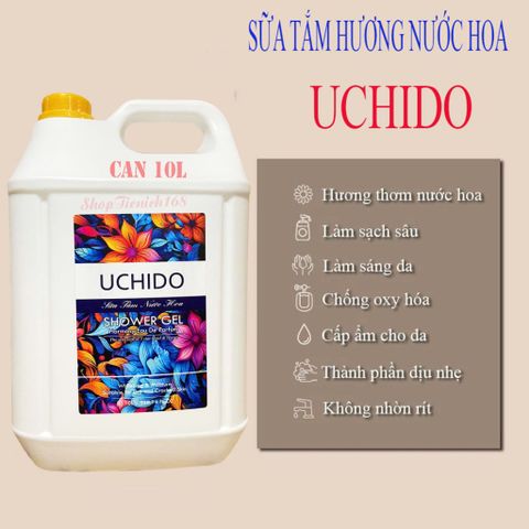 Sữa Tắm UCHIDO Hương Nước Hoa - Dưỡng Ẩm Mịn Màng, Quyến Rũ, Lưu Hương Cả Ngày (1000ml)