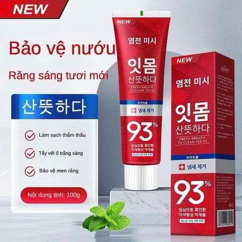 Kem Đánh Răng Median Dental IQ - Giúp Răng Trắng Sáng & Hơi Thở Thơm Mát - Sản Phẩm Chăm Sóc Răng Miệng Từ Hàn Quốc