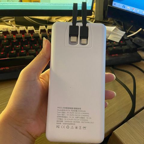 Sạc Dự Phòng POWER BANK FAST 20.000mAh - Sạc Nhanh 22.5W Có Màn Hình LED - Dung Lượng Lớn Tiện Lợi Cho Du Lịch & Công Việc